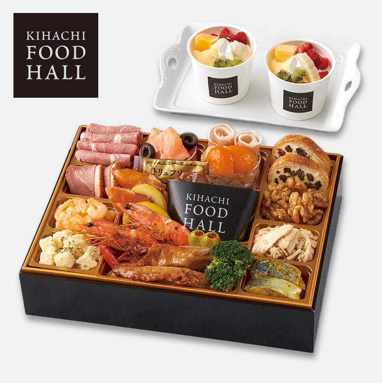 東京青山「KIHACHI」監修 KIHACHI FOOD HALLオードブル&パフェアイス