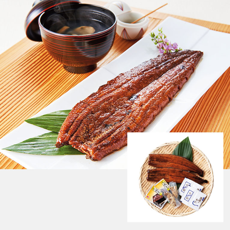 愛知県産 うなぎ長蒲焼(肝吸い付)