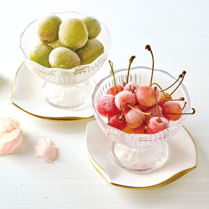 山形県産 冷凍さくらんぼ（佐藤錦）＆冷凍シャインマスカット